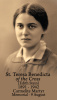 ST TERESA BENEDICTA OF THE CROSS (EDITH STEIN) PRAYER CARD